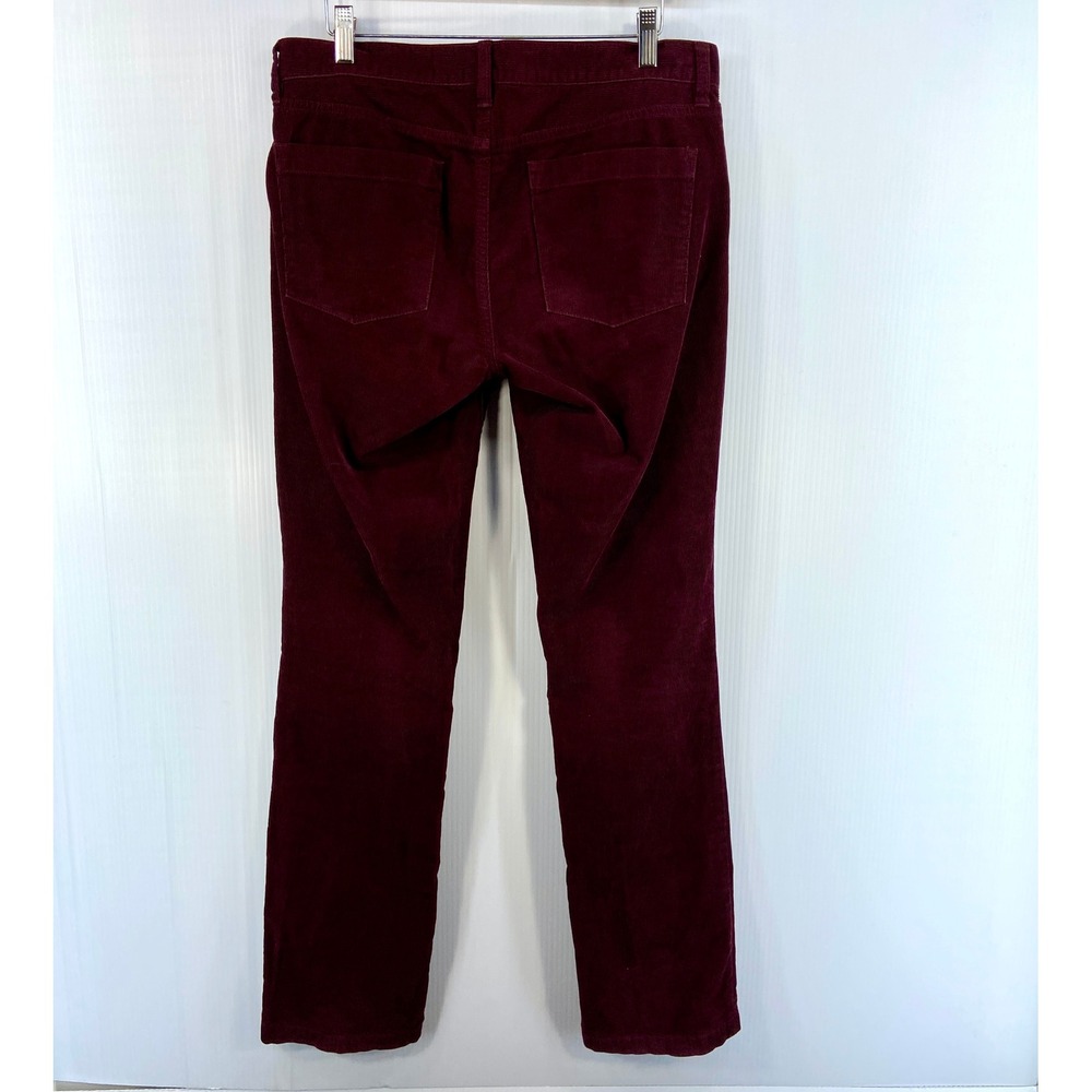 J Crew Factory Matchstick Burgundy Maroon Corduroy Low Rise Pants Womens 29R - Picture 3 of 6